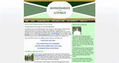 Desktop Screenshot of missionariesoftheliturgy.com